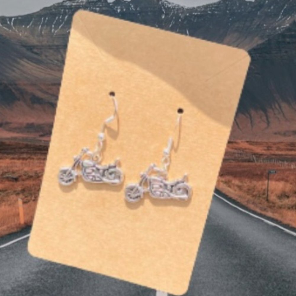 motorcycle earrings